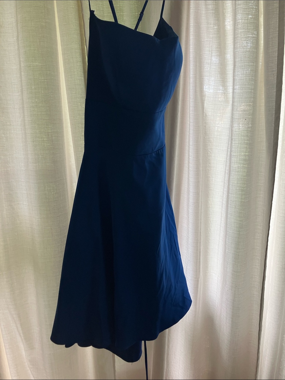 Dress - short satin